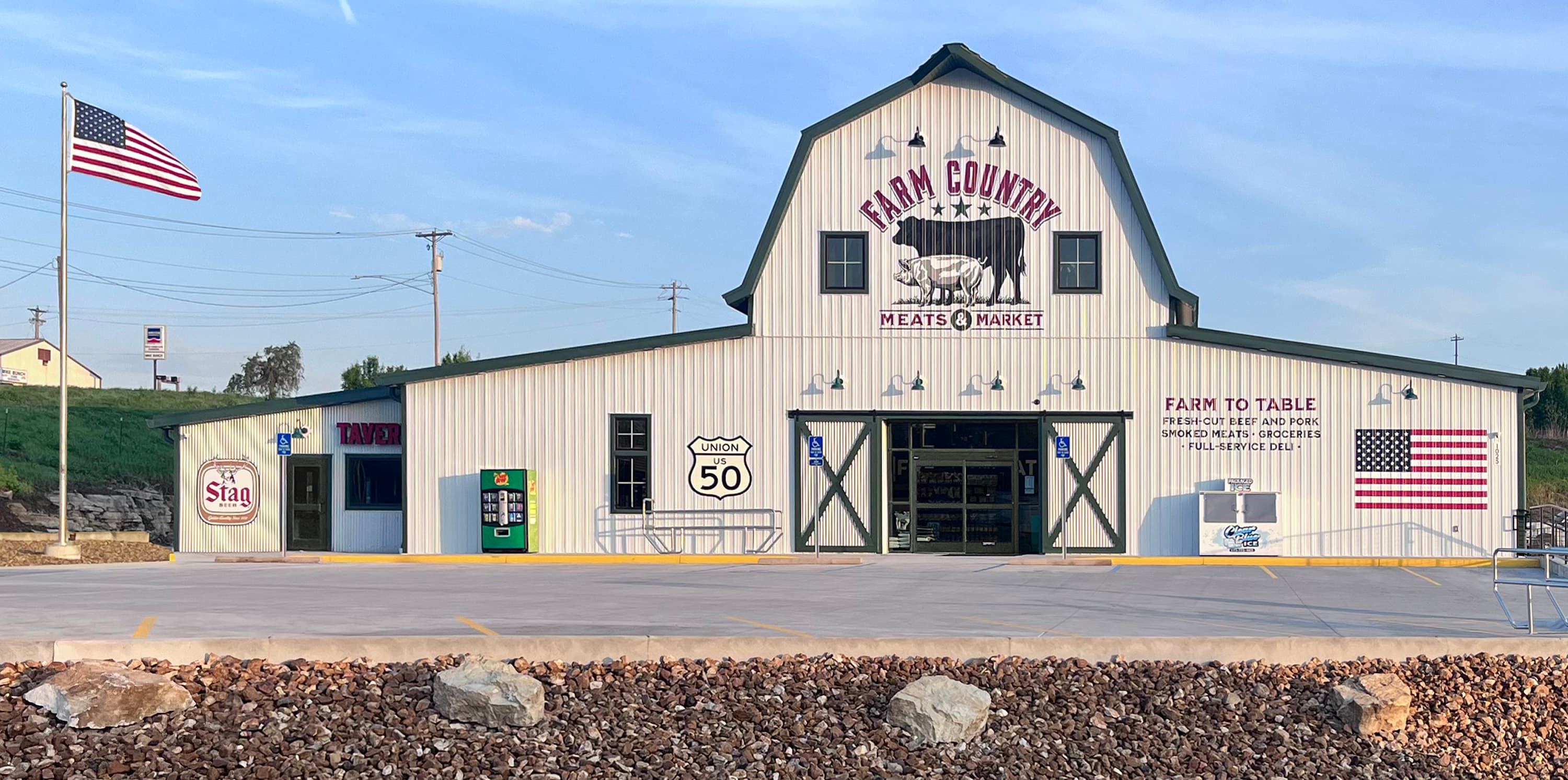 Farm Country Meats and Market storefront for directions and visit info