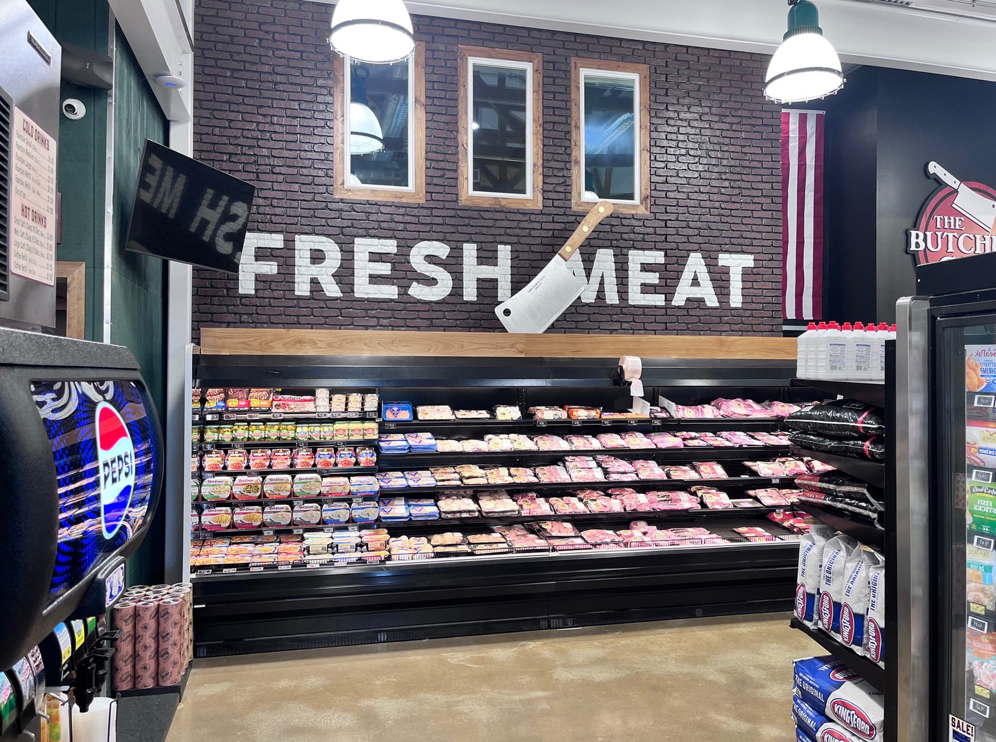 Fresh cuts packaged for pickup at Farm Country