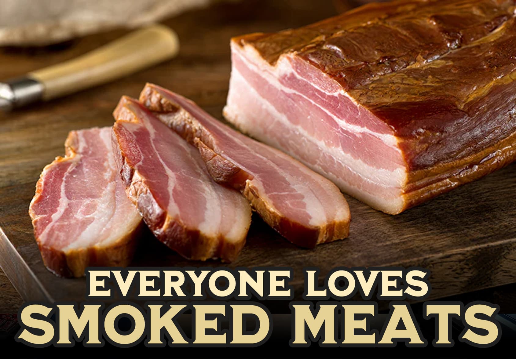 House-smoked meats ready for cooking at Farm Country