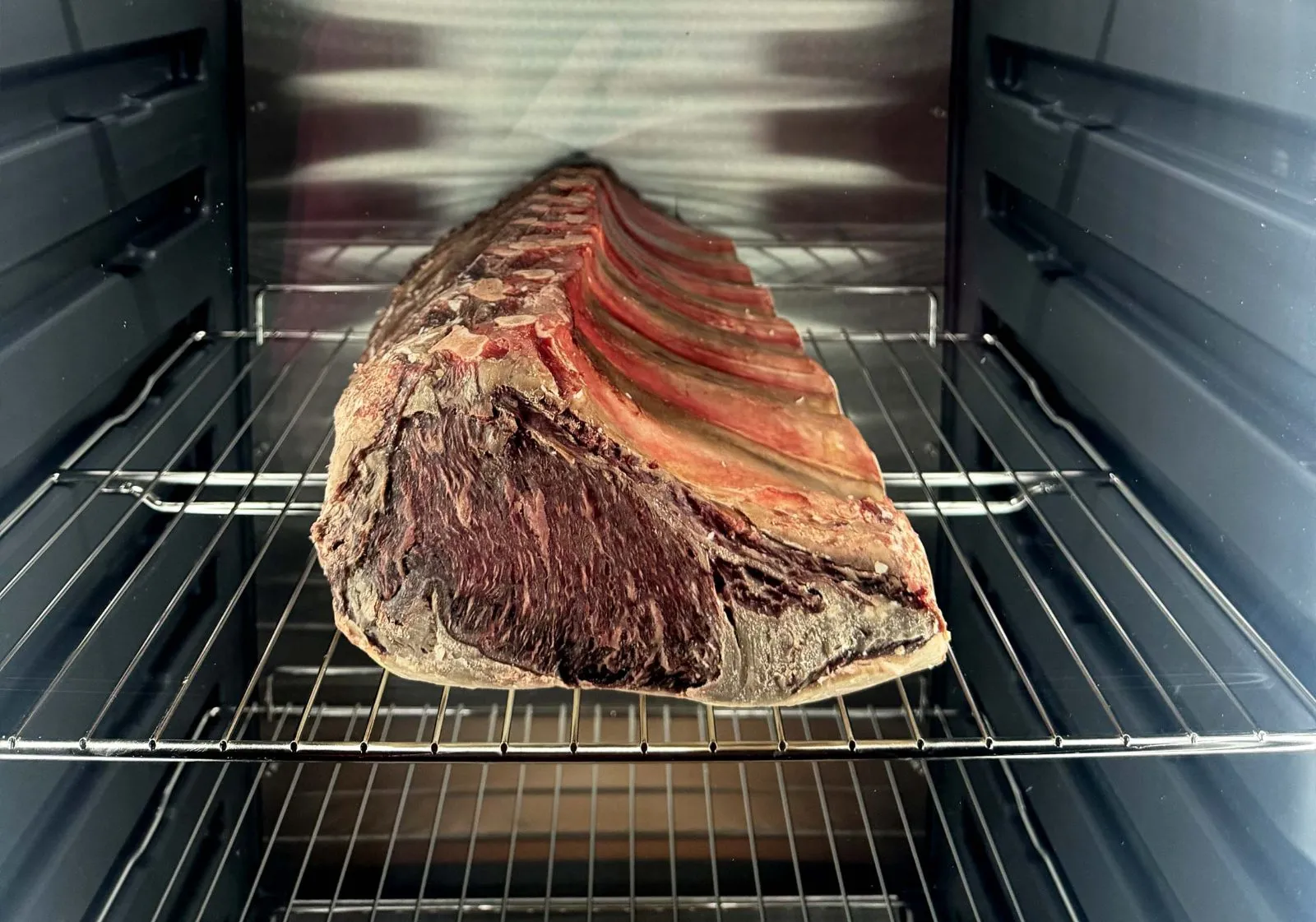 USDA Bone-In Prime Rib dry aging